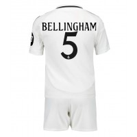 Real Madrid Jude Bellingham #5 Koti Peliasu Lasten 2024-25 Lyhythihainen (+ Lyhyet housut)
